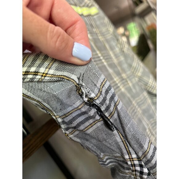 Le Superbe To-A-T Boyfriend Baller Midi Shirt Dress Black Grey Neon Womens Size - Picture 16 of 16